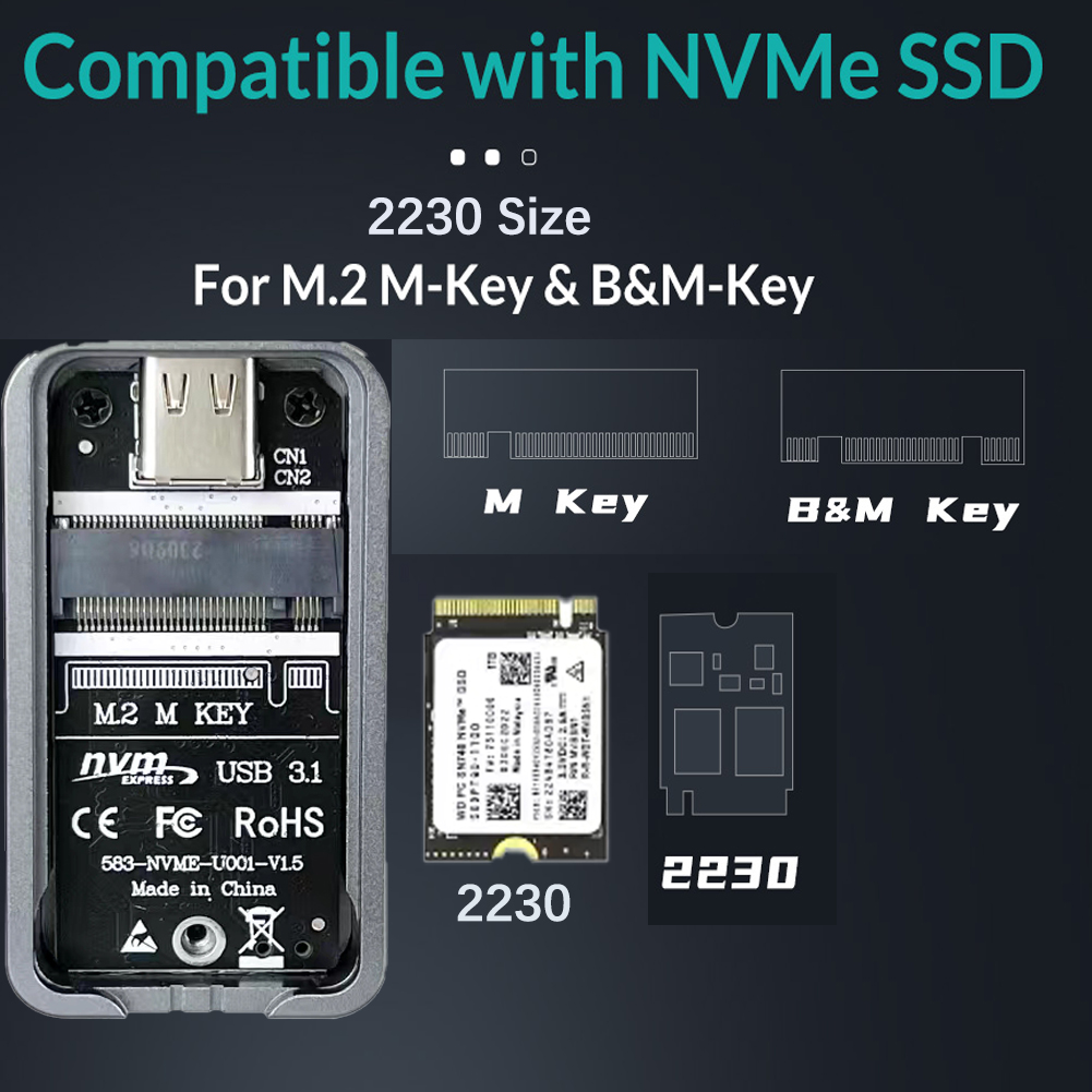 2230 2242 M.2 NVMe Case Enclos - M2 2230 Ssd 2Tb Pcie 4.0 ulasan dan harga